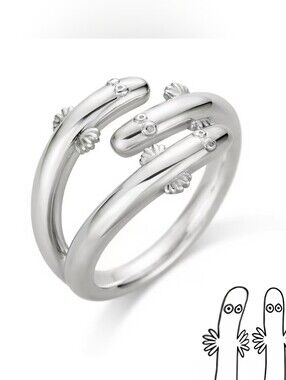 Moomin hattifatteners Ring Size 7 Brand New